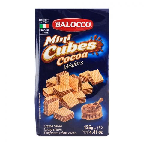Balocco Snack Cocoa Wafers Pouch , 125g